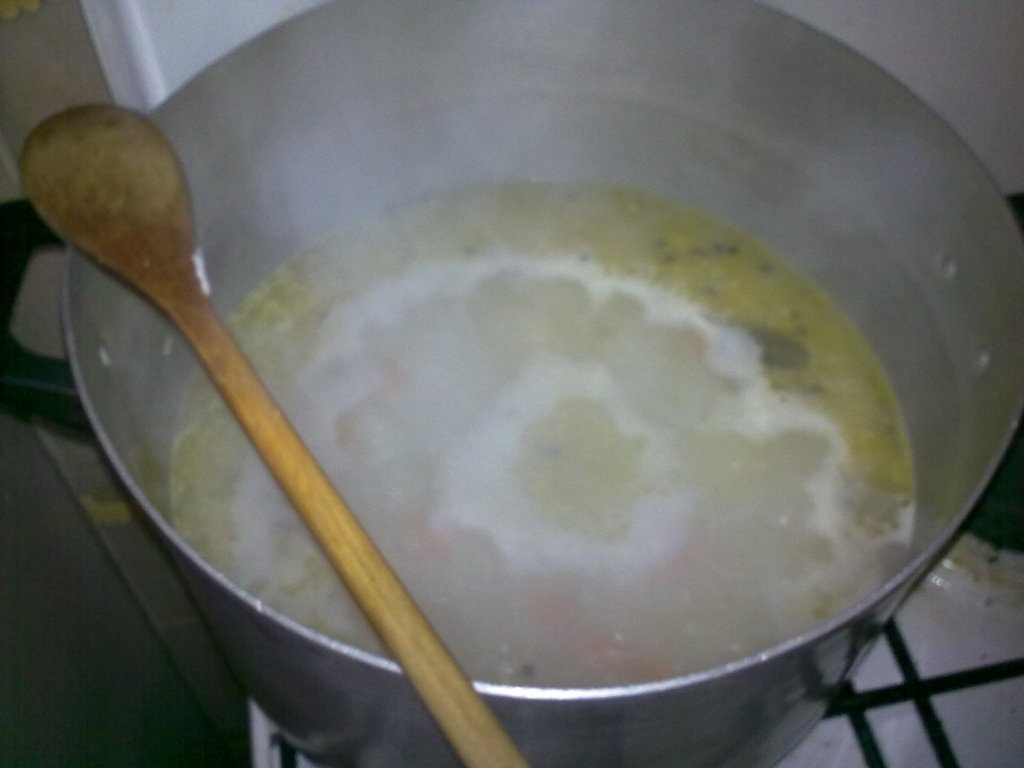 Orez cu Sos Alb Delicios