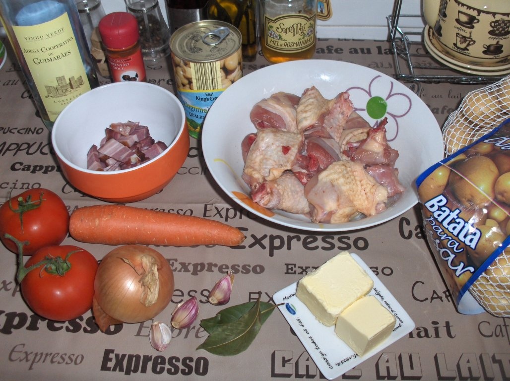 Pui de tarã portughez ( Frango à Camponesa)