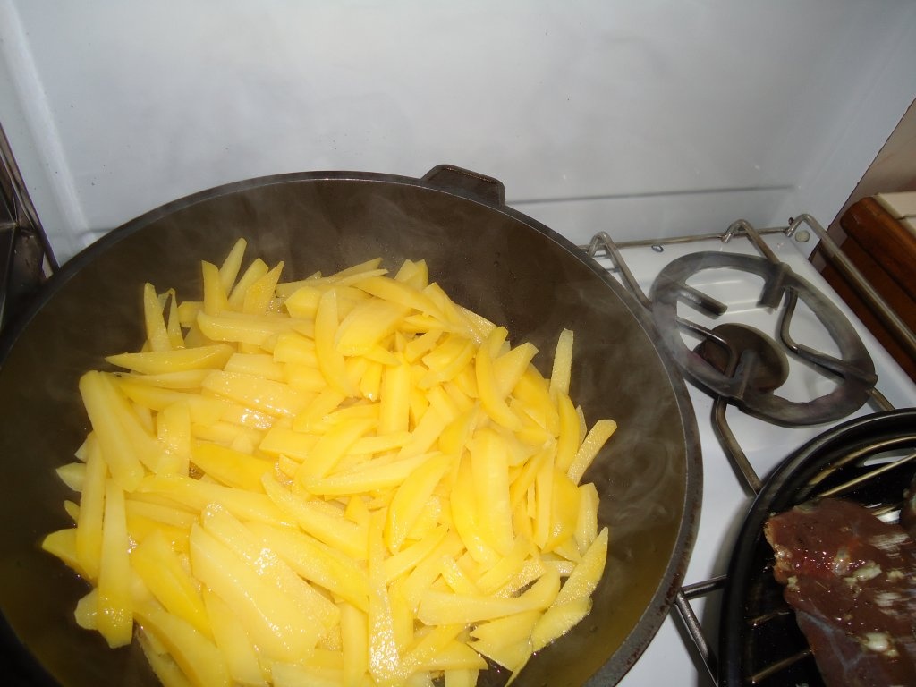 Ficat de porc pe grill