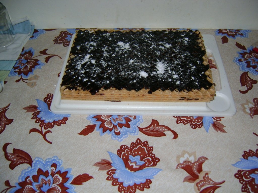 Foi de napolitana cu glazura