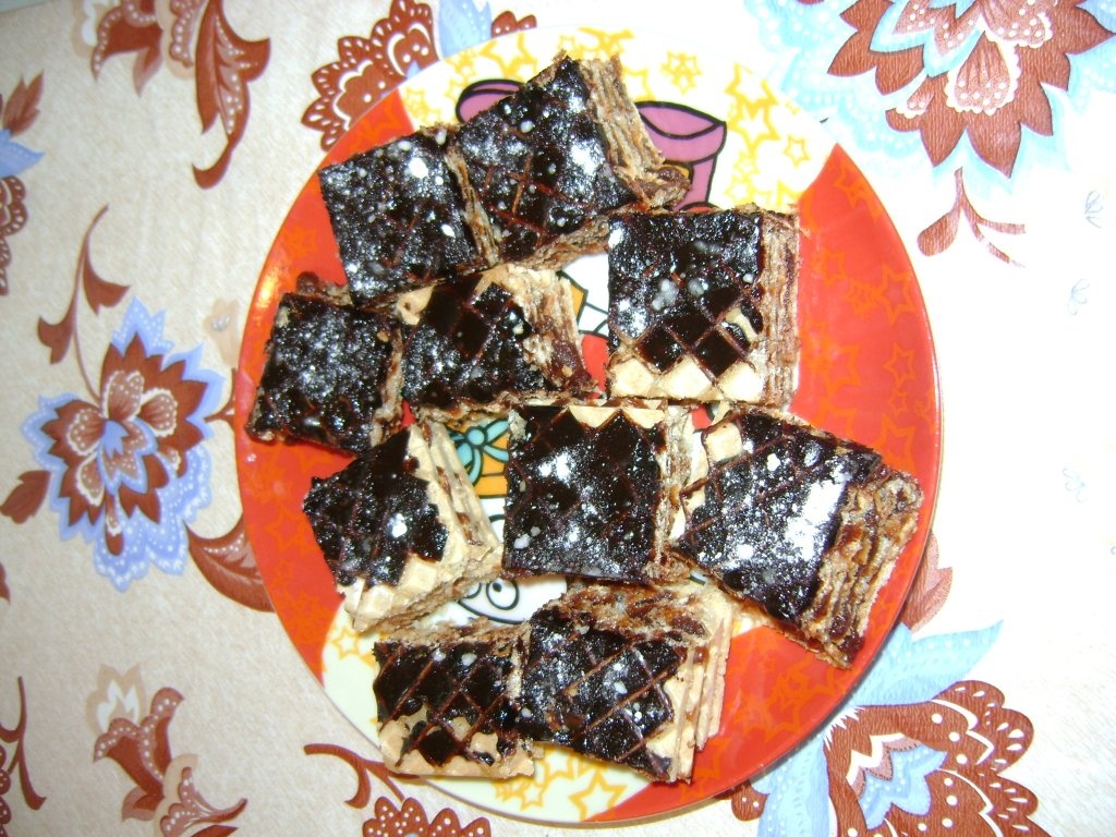 Foi de napolitana cu glazura