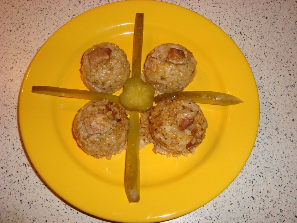 Orez cu carne de vitel