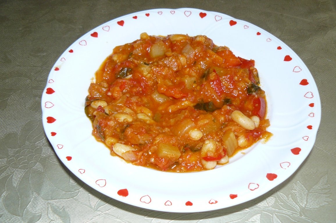 Ghiveci cu fasole boabe