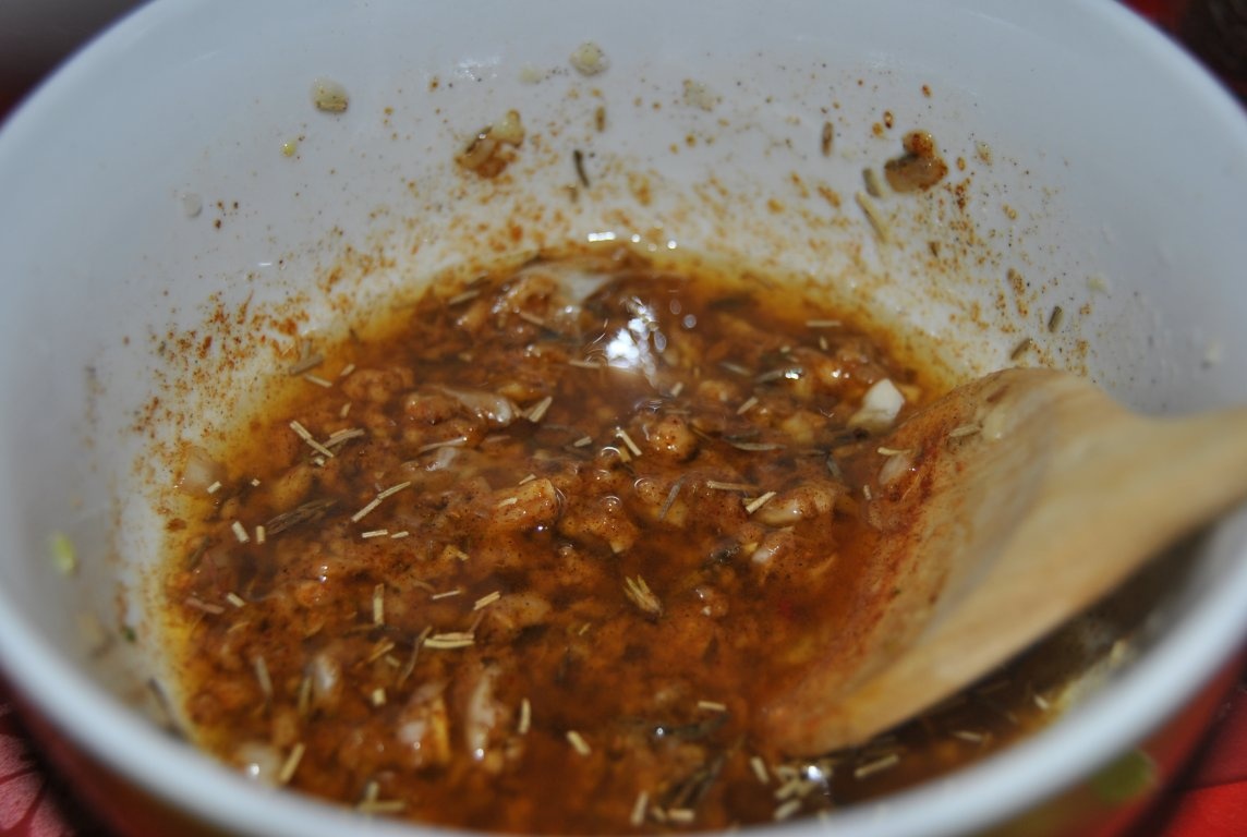 Fripturã de porc la tavã cu portocale si rozmarin