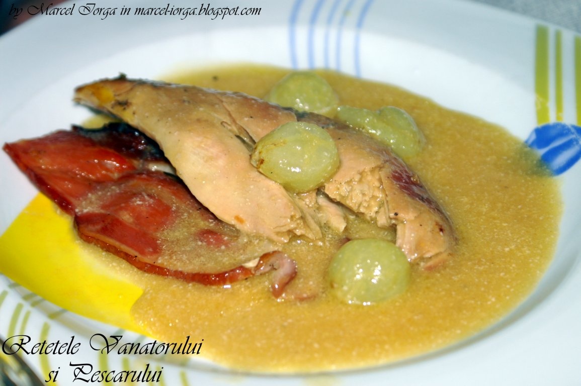 Fazan cu sos de struguri