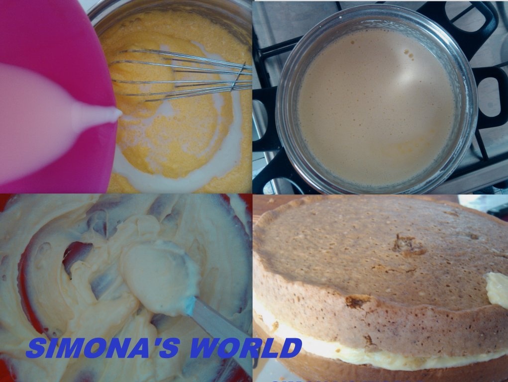 Tort cu nuca si crema de vanilie