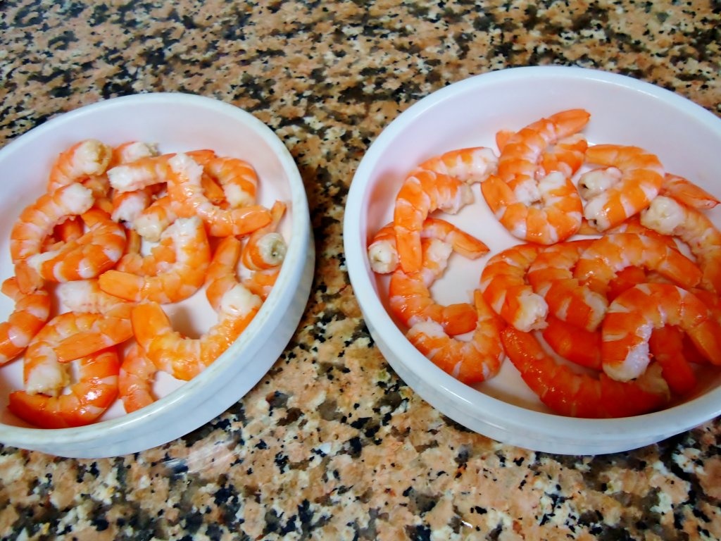 Creveti cu usturoi la cuptor