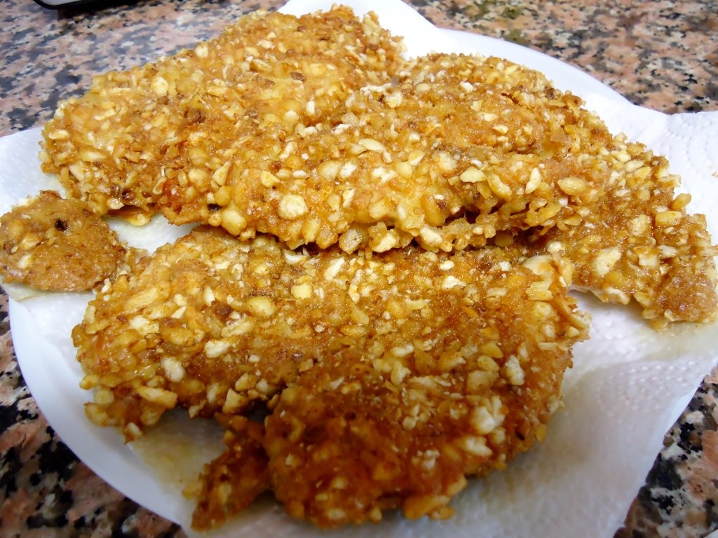 Snitele de pui crocante