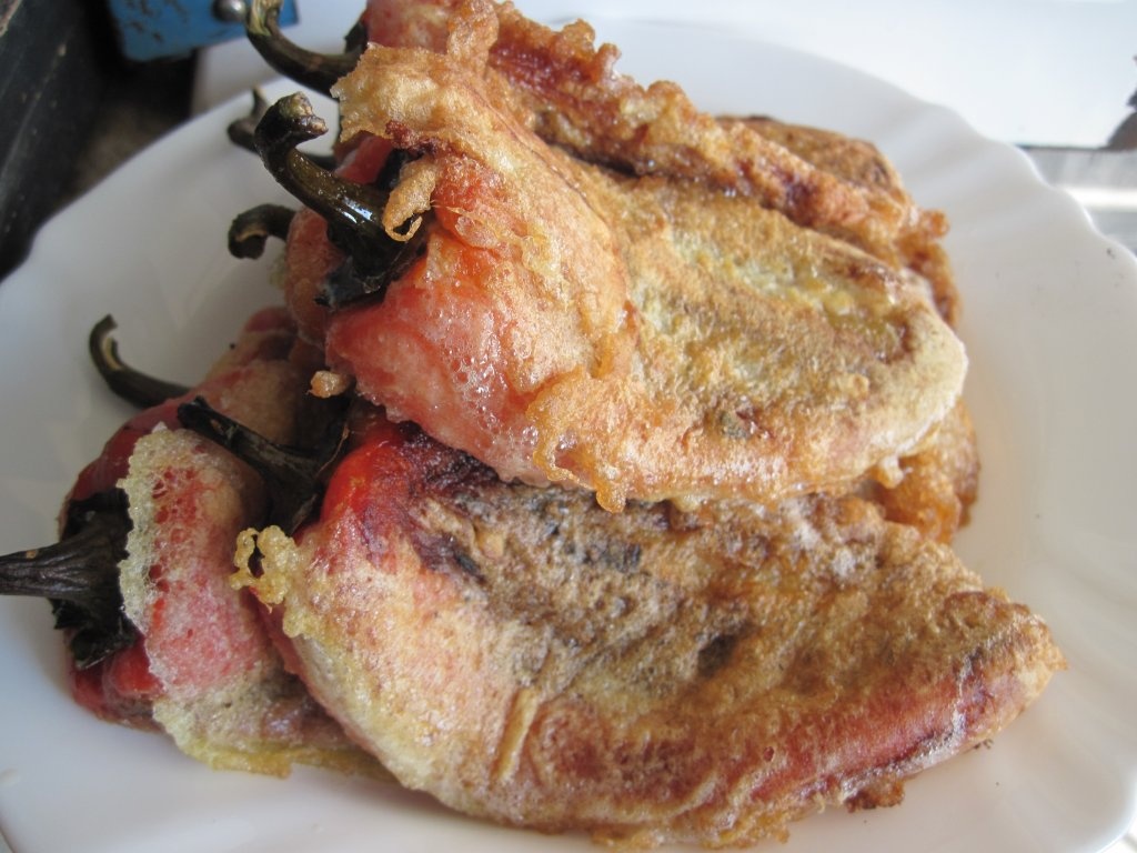 Ardei copti, cu sos de smantana la cuptor