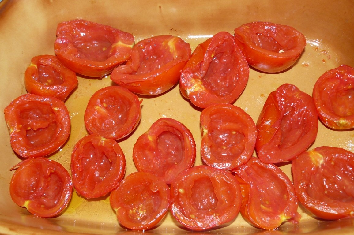 Roșii uscate la cuptor
