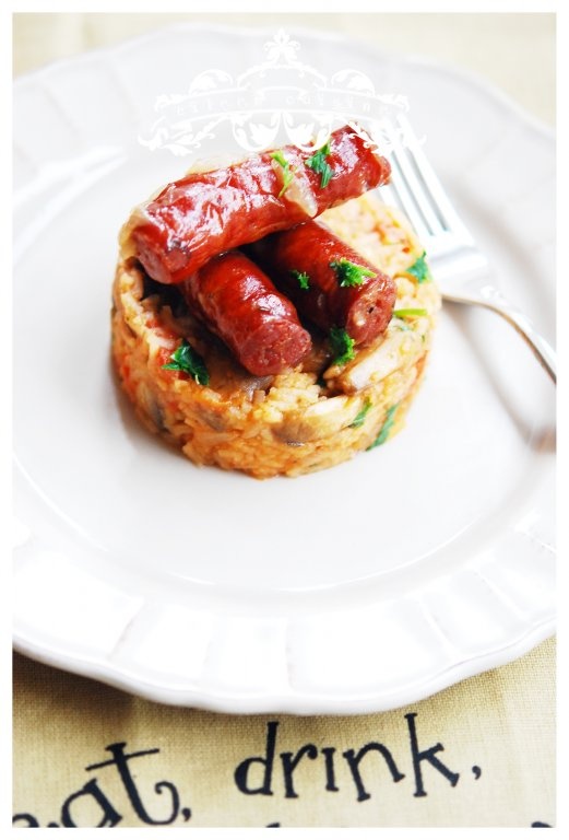 Orez cu legume la cuptor