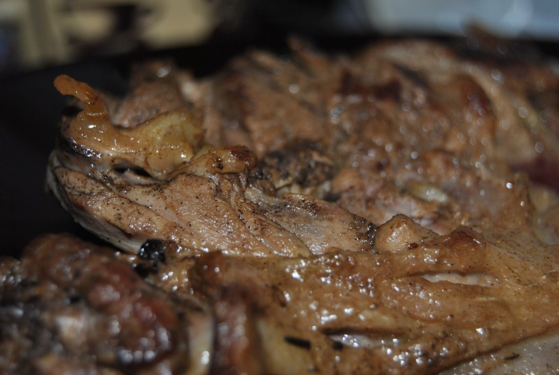 Piept de ratã cu gutui si sos de vin de Porto