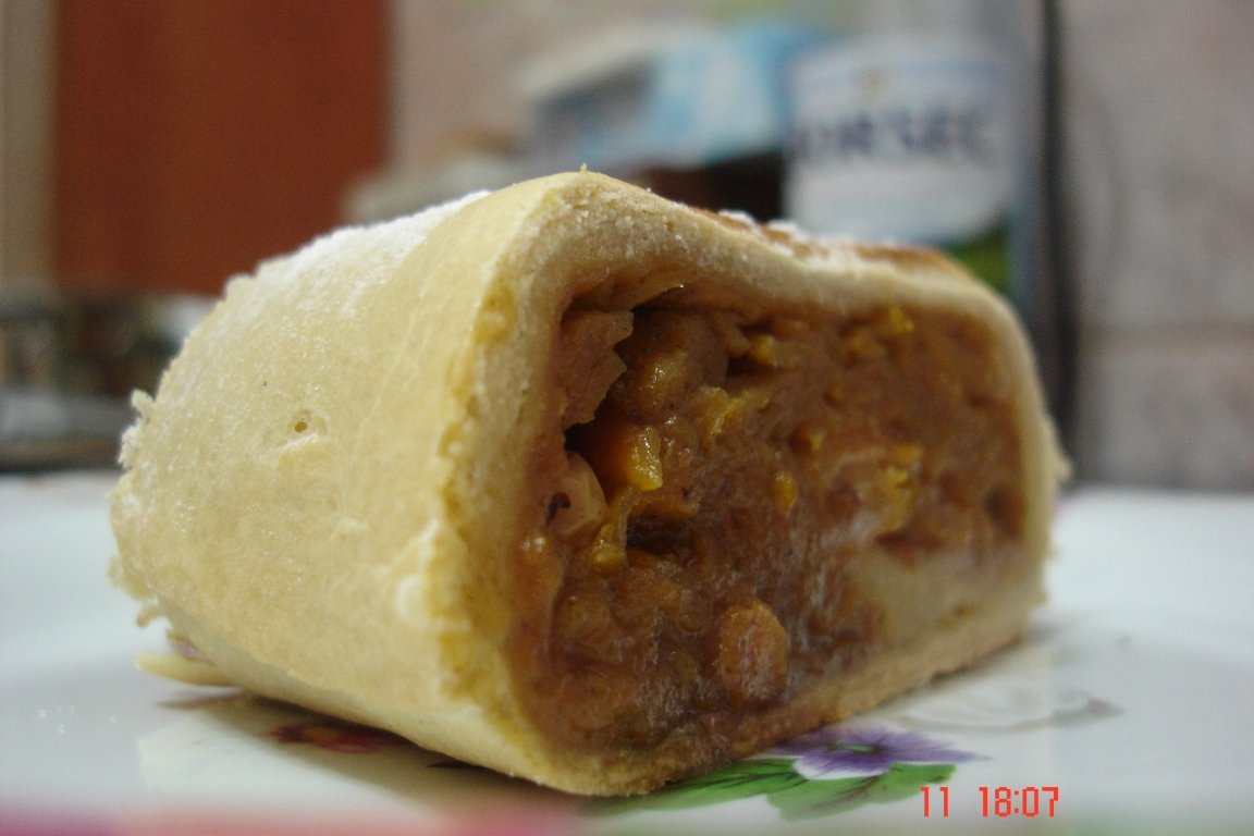 Placinta cu dovleac si stafide