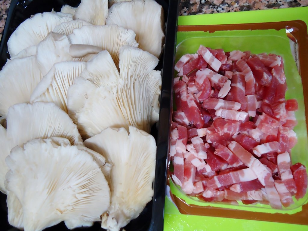 Pui cu ciuperci de padure