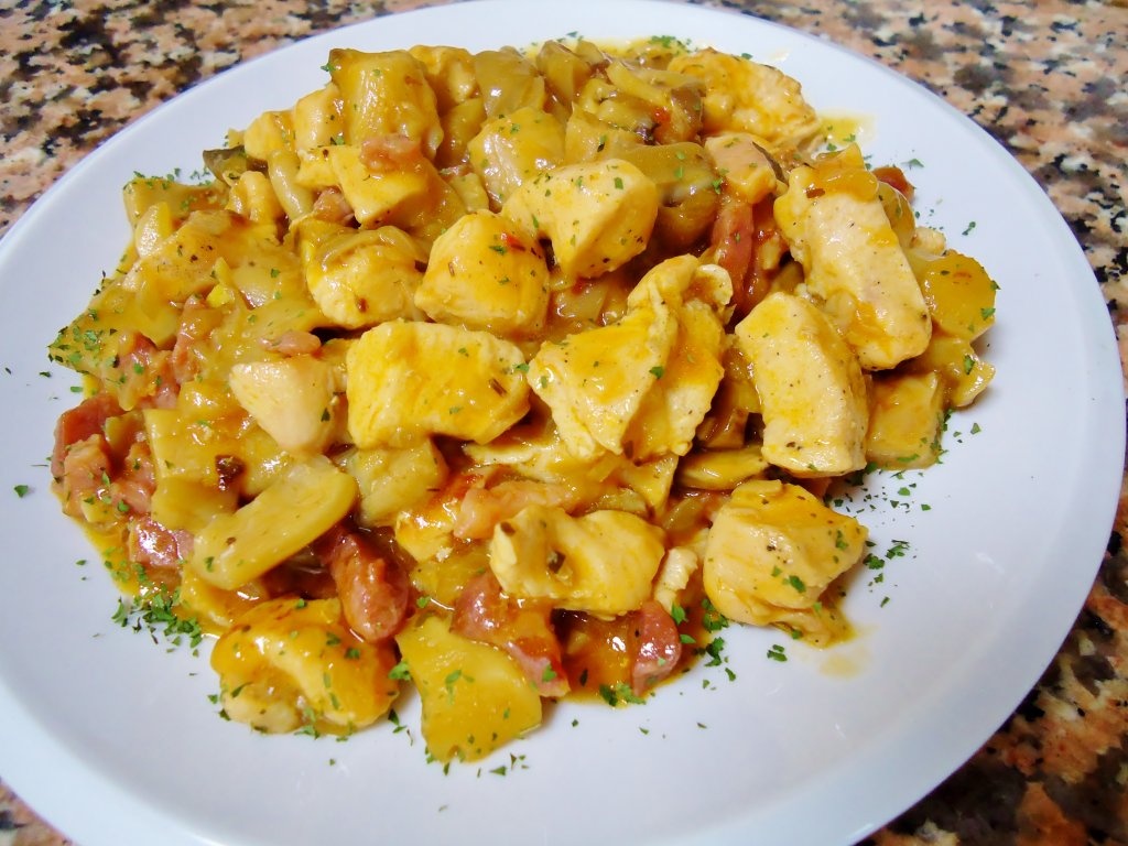 Pui cu ciuperci de padure