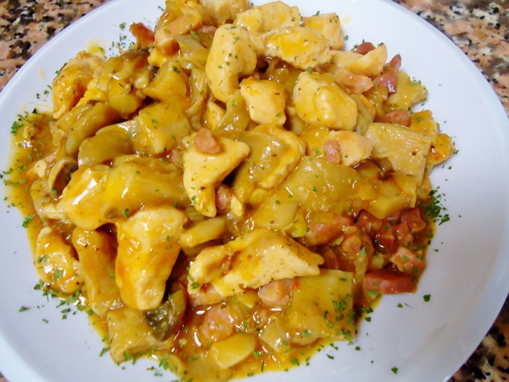 Pui cu ciuperci de padure