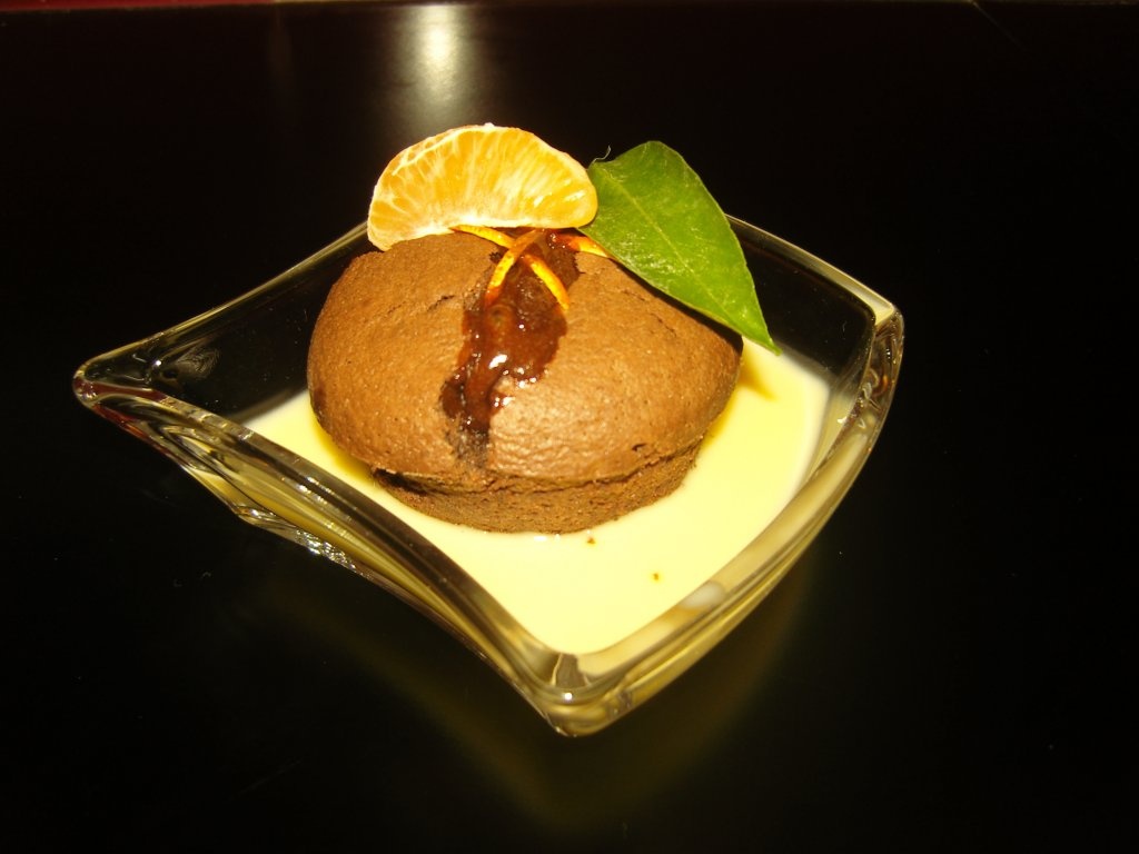 Moelleux au chocolat (prajitura cu ciocolata)