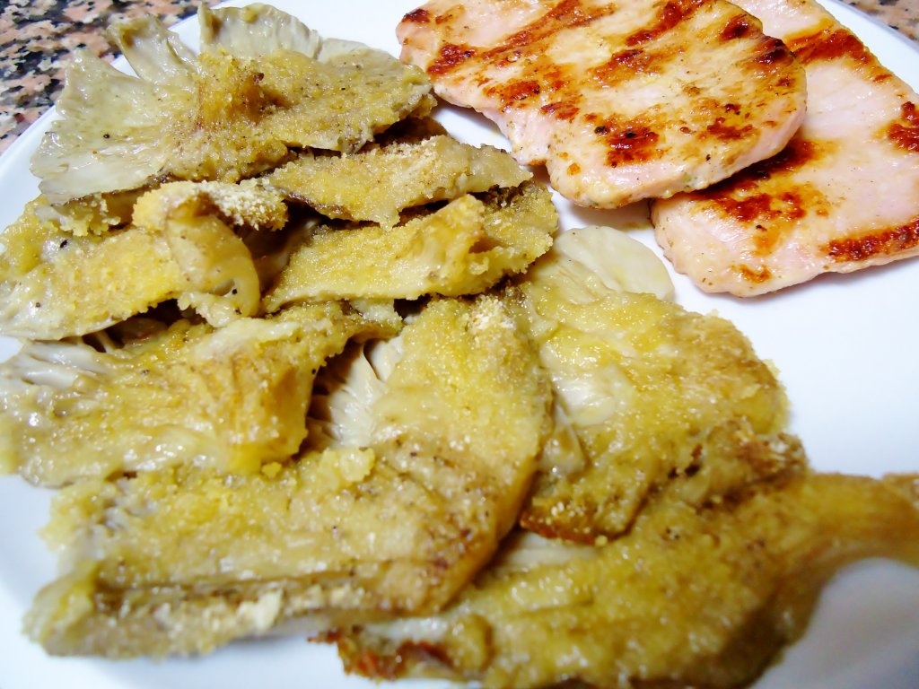 Ciuperci de padure cu unt