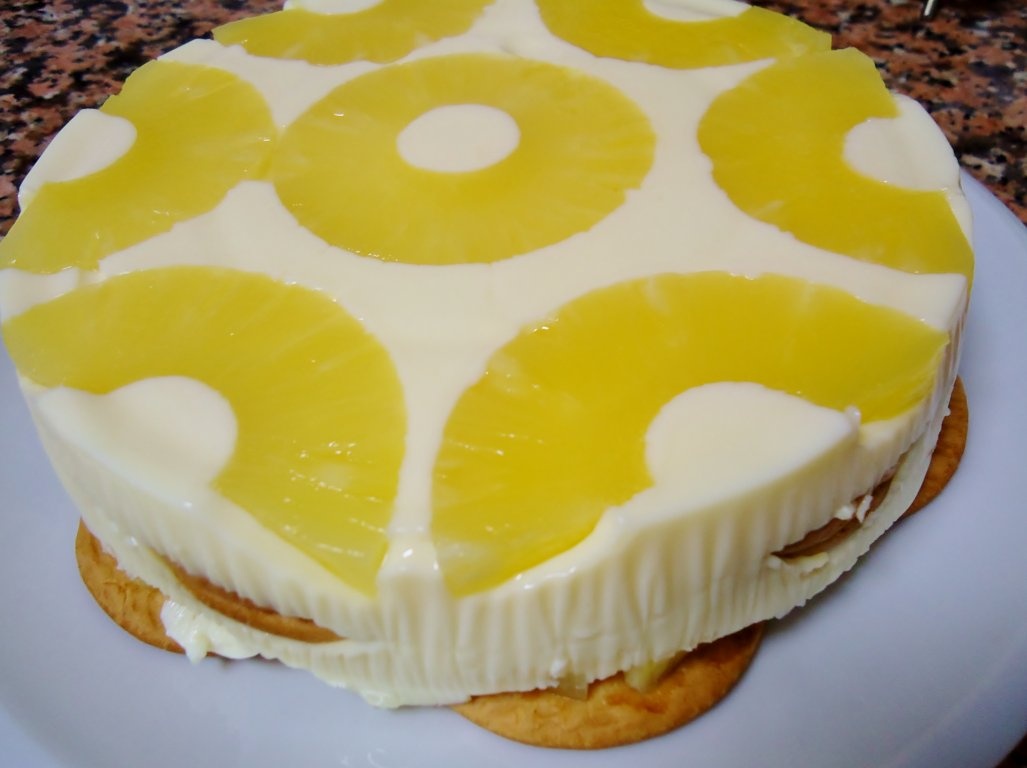 Tarta de ananas