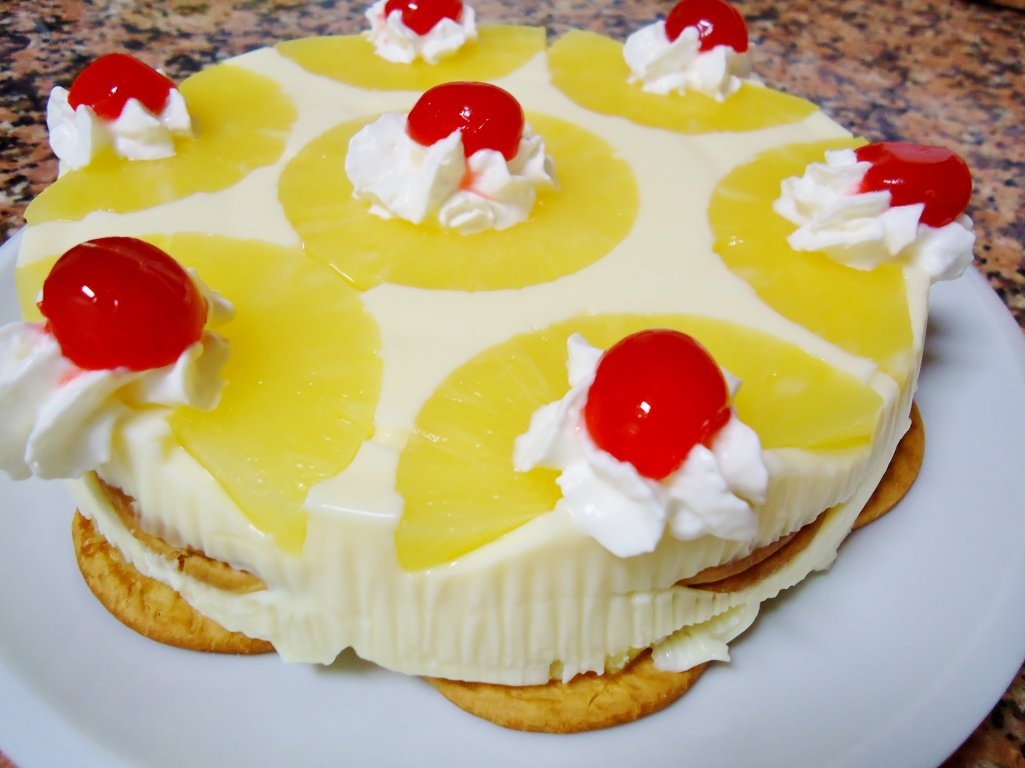 Tarta de ananas