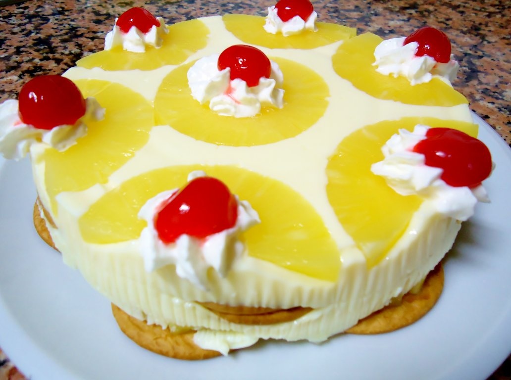 Tarta de ananas
