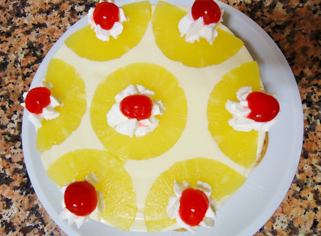 Tarta de ananas