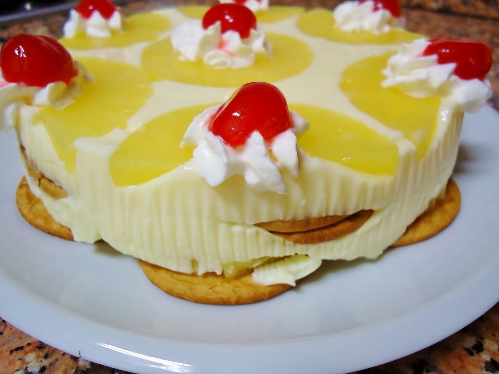 Tarta de ananas