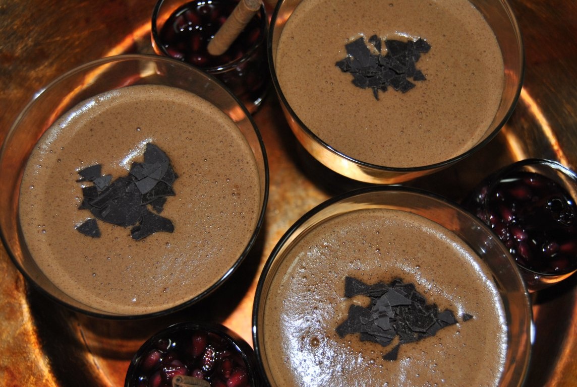 Mousse de Chocolate cu Shots de Rodii