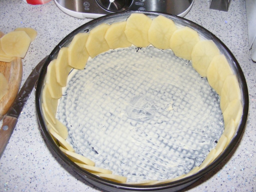 Placinta de cartofi si ceapa