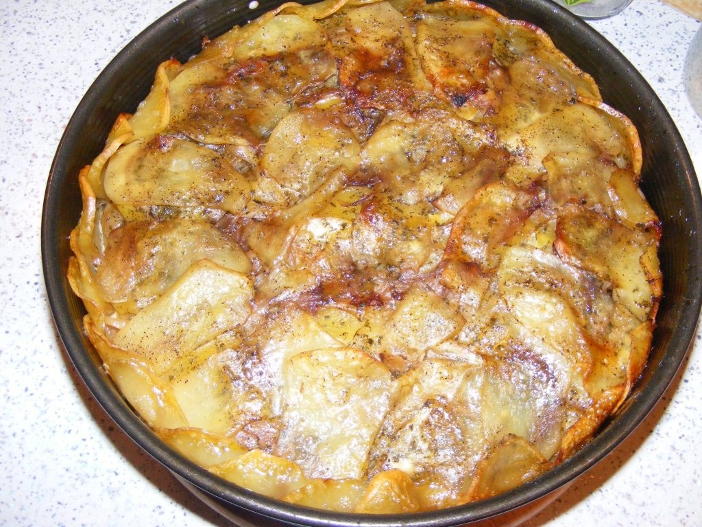 Placinta de cartofi si ceapa