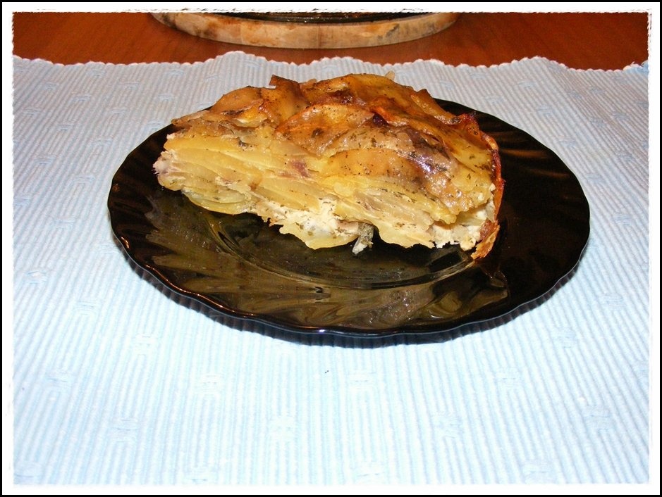 Placinta de cartofi si ceapa