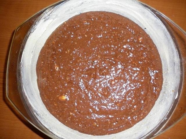 Prajitura cu alune, nuci si cacao