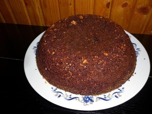 Prajitura cu alune, nuci si cacao