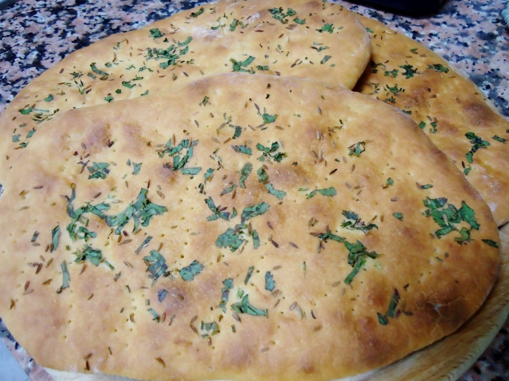 Paine indiana cu iaurt