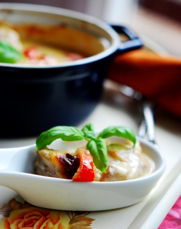 Piept de pui cu crema cheddar