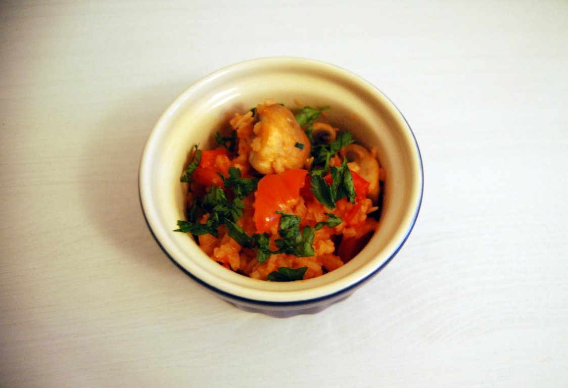 Orez cu legume la cuptor