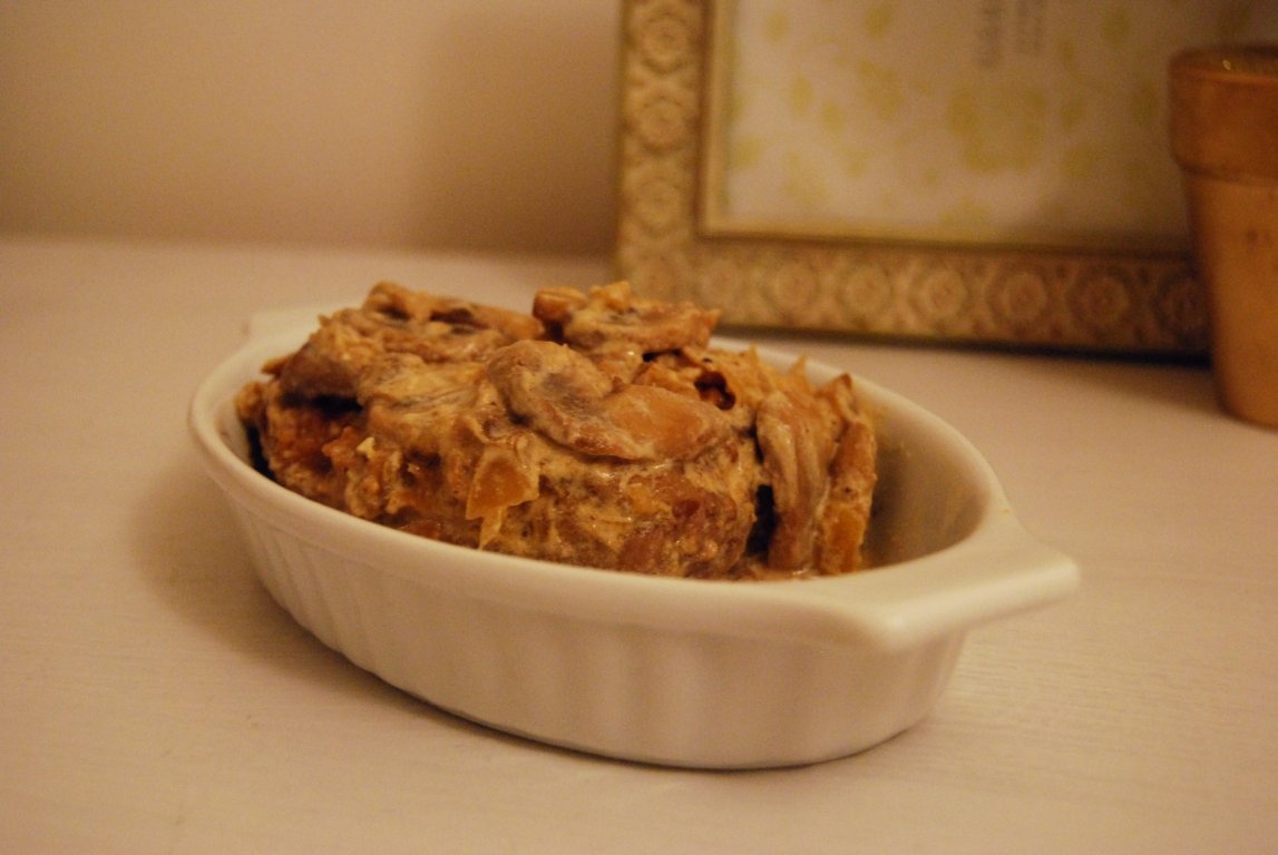 Friptura de porc cu ciuperci