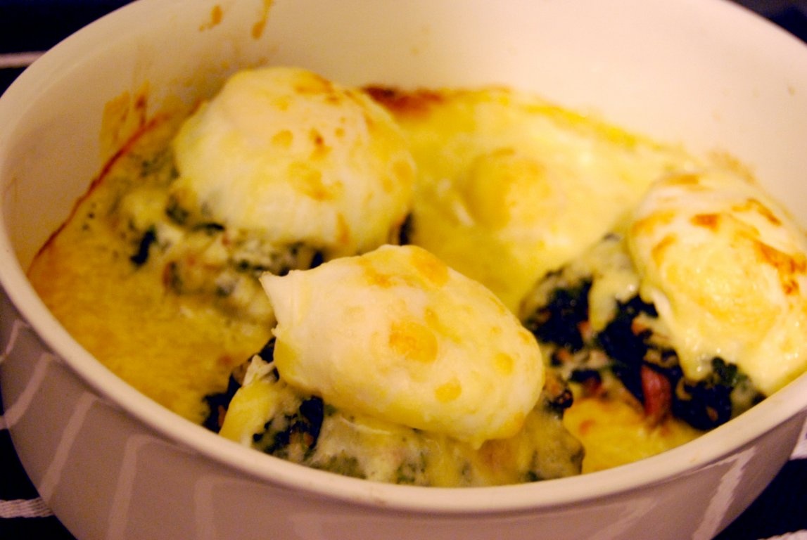 Oua florentine cu jambon