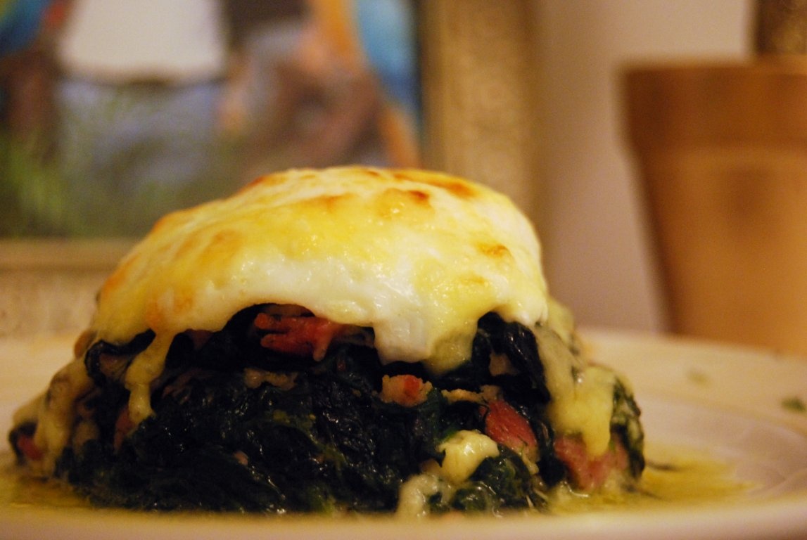 Oua florentine cu jambon