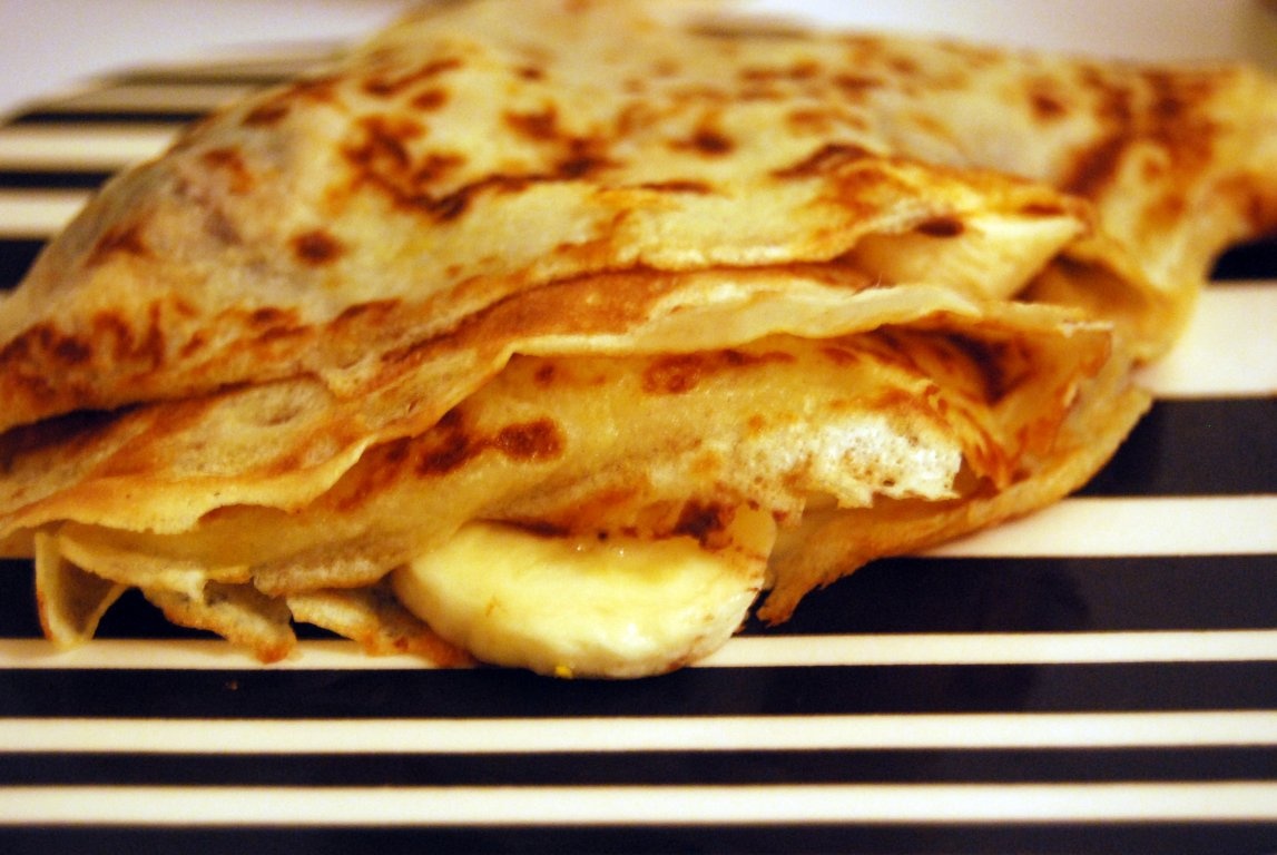 Clatite cu Nutella si banane