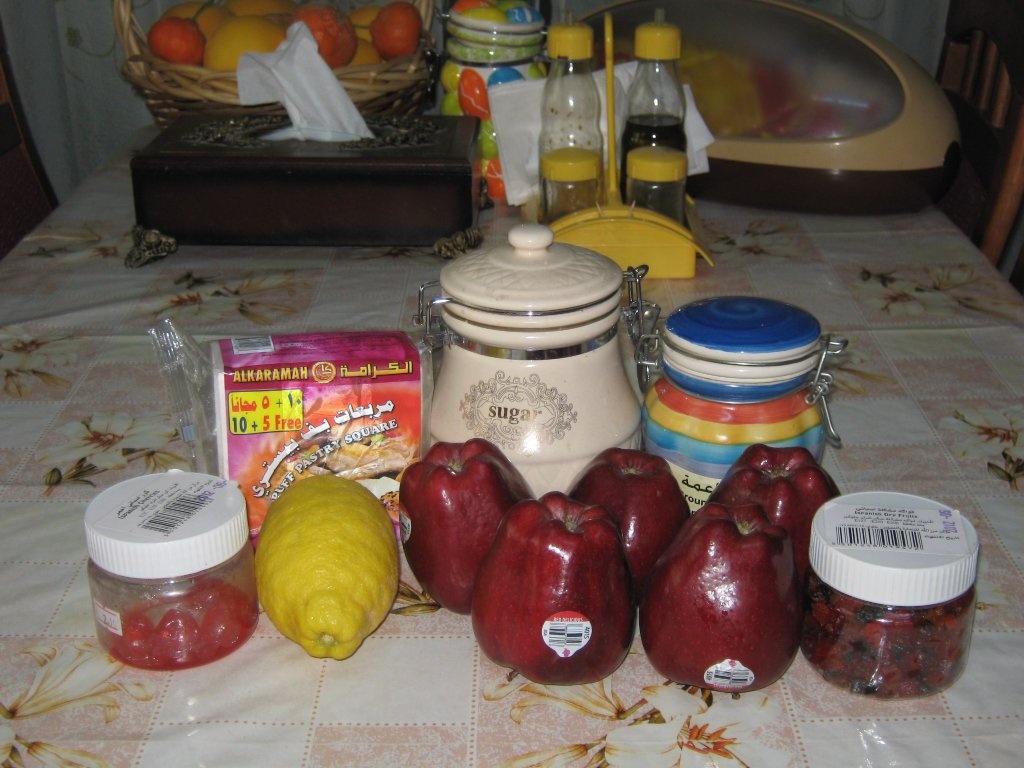 Flori de foietaj cu mere