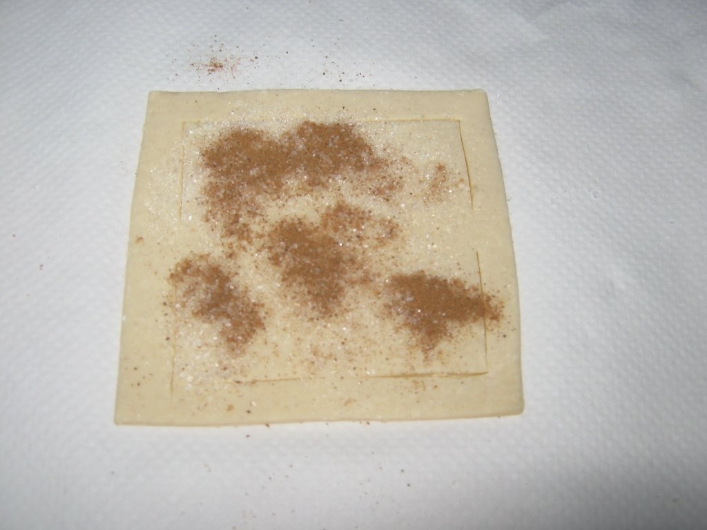 Flori de foietaj cu mere