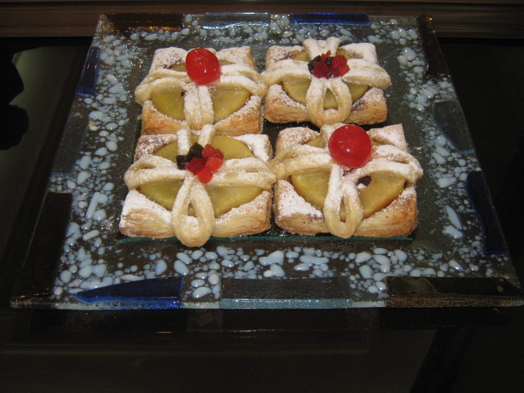 Flori de foietaj cu mere