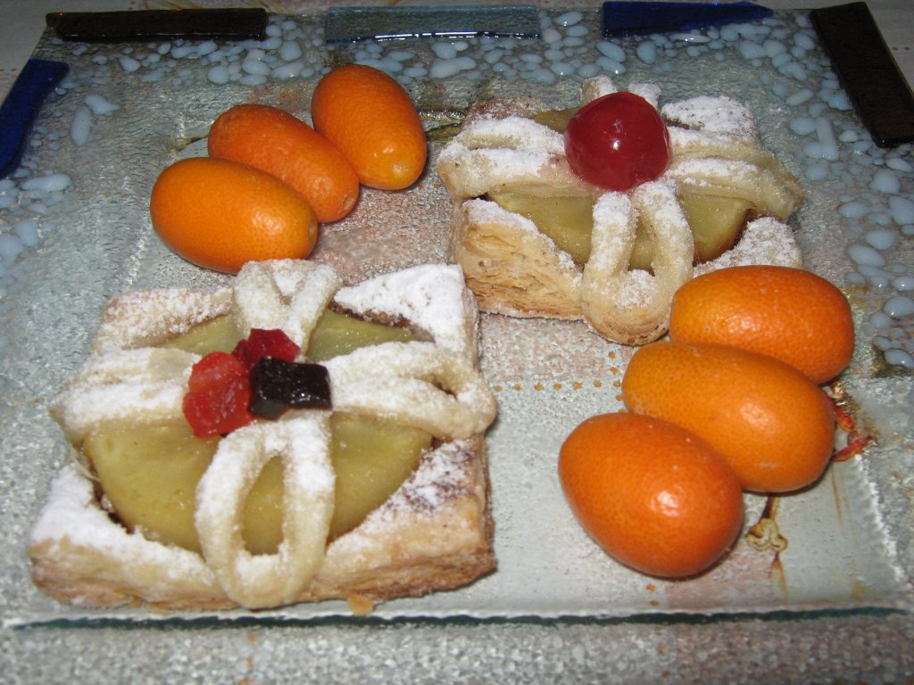 Flori de foietaj cu mere