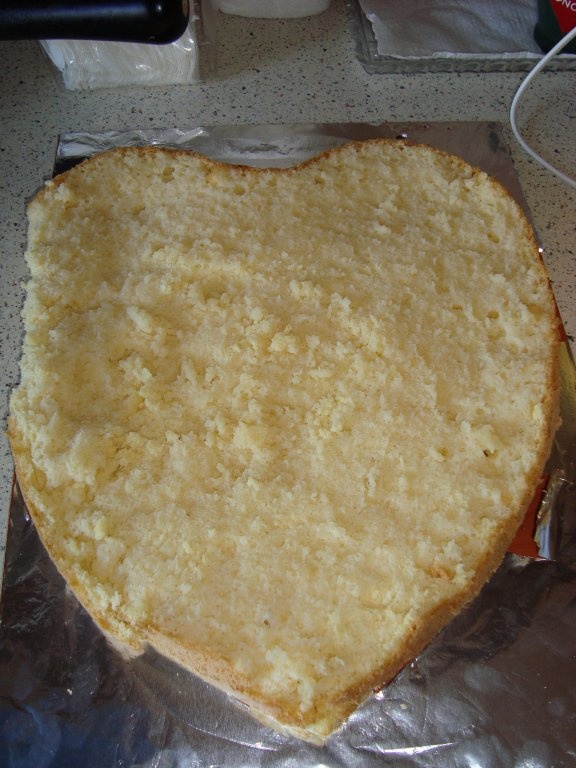 Tort cu fructe de Valentine's Day