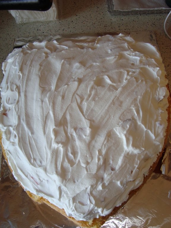 Tort cu fructe de Valentine's Day