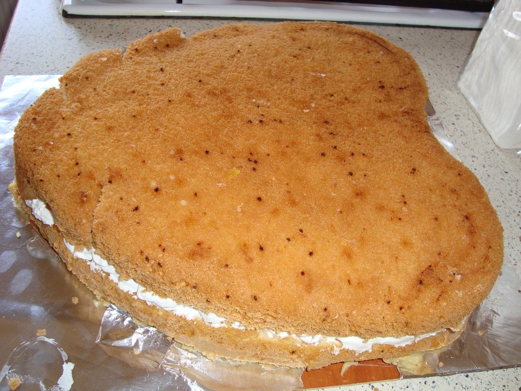 Tort cu fructe de Valentine's Day