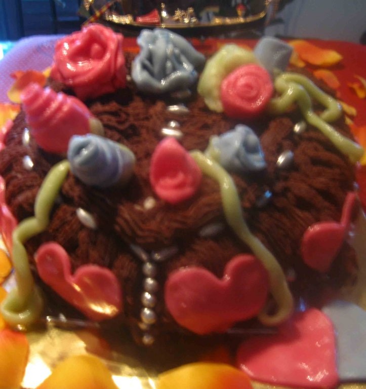 Tort  « Valentine’s Day » cu crema trufe de ciocolata