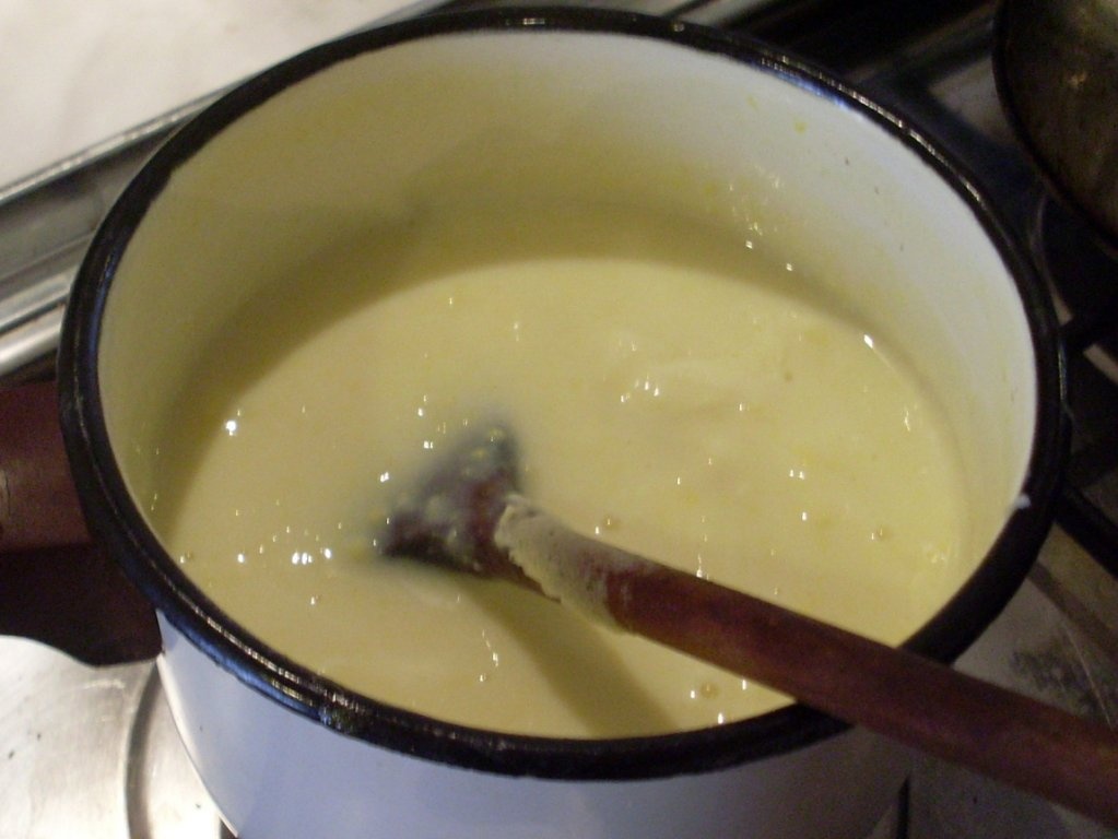 Budincă de orez cu cremă