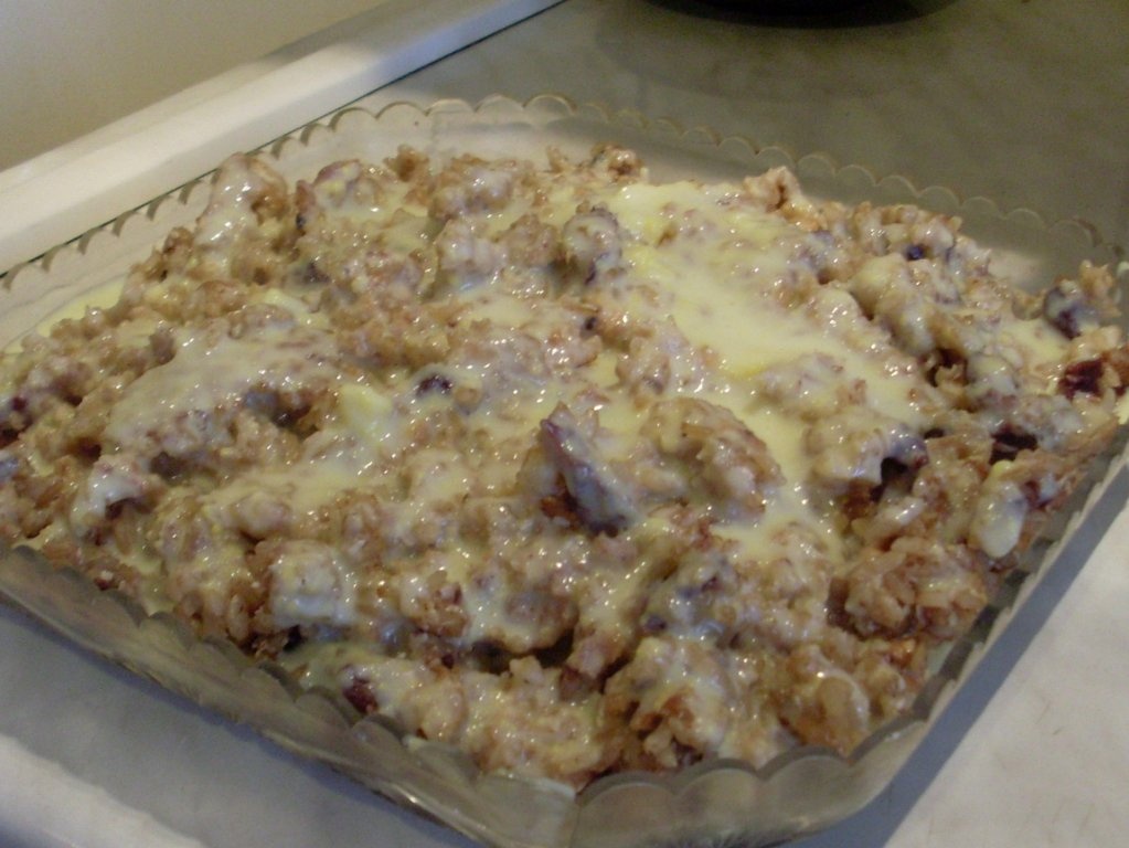 Budincă de orez cu cremă